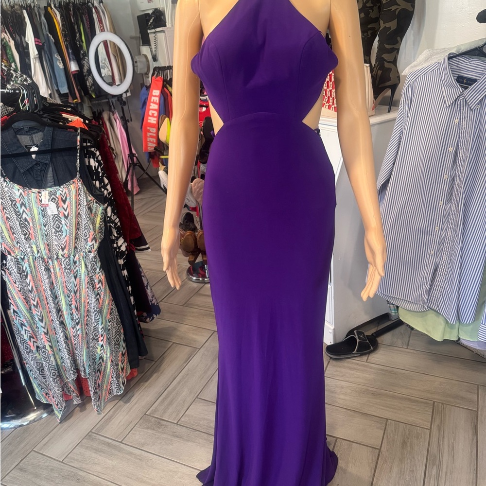 Faviana Vibrant Purple dress